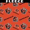 Licensed NFL Cincinnati Bengals Fleece Orange 70535 Fleece Fabric by the Yard
